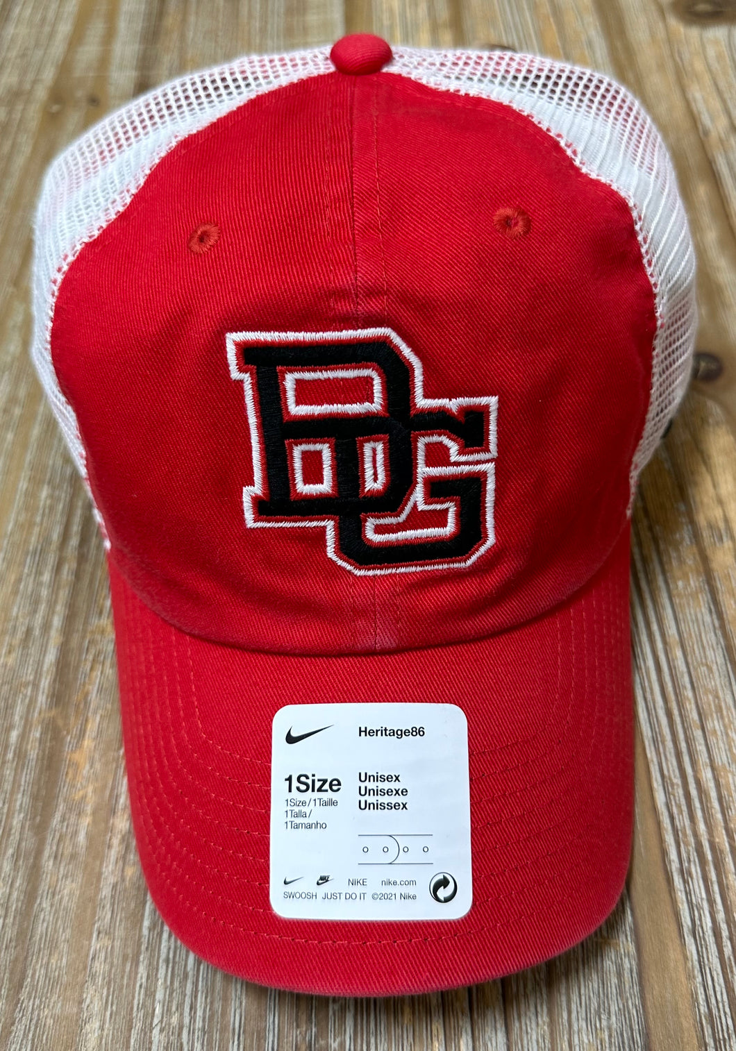 Nike Bobcats Washed Trucker Red