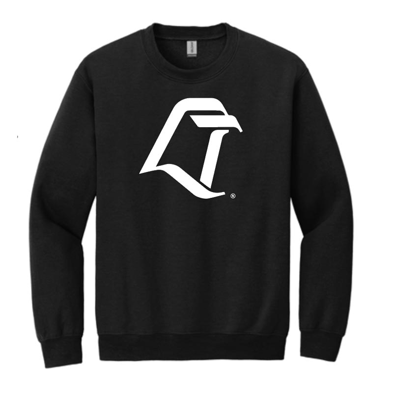 JU LT Logo White Ink Black Crew