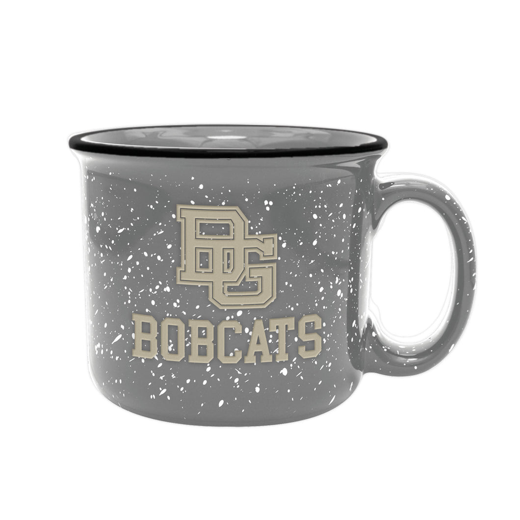 Bowling Green Bobcats Grey Etched Camper Mug