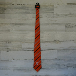 Eagles Wings Orange Tie Brown Stripes LT Logo