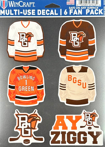 Multi-Use Decals Hockey Jersey Fan Pack