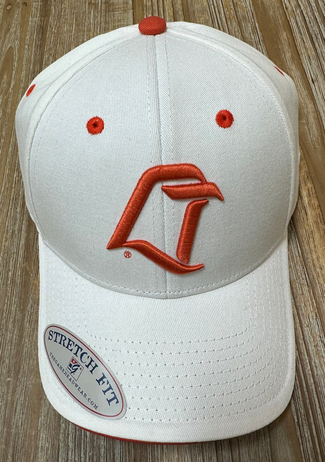 Game White G24 Stretch Fit Hat LT Logo
