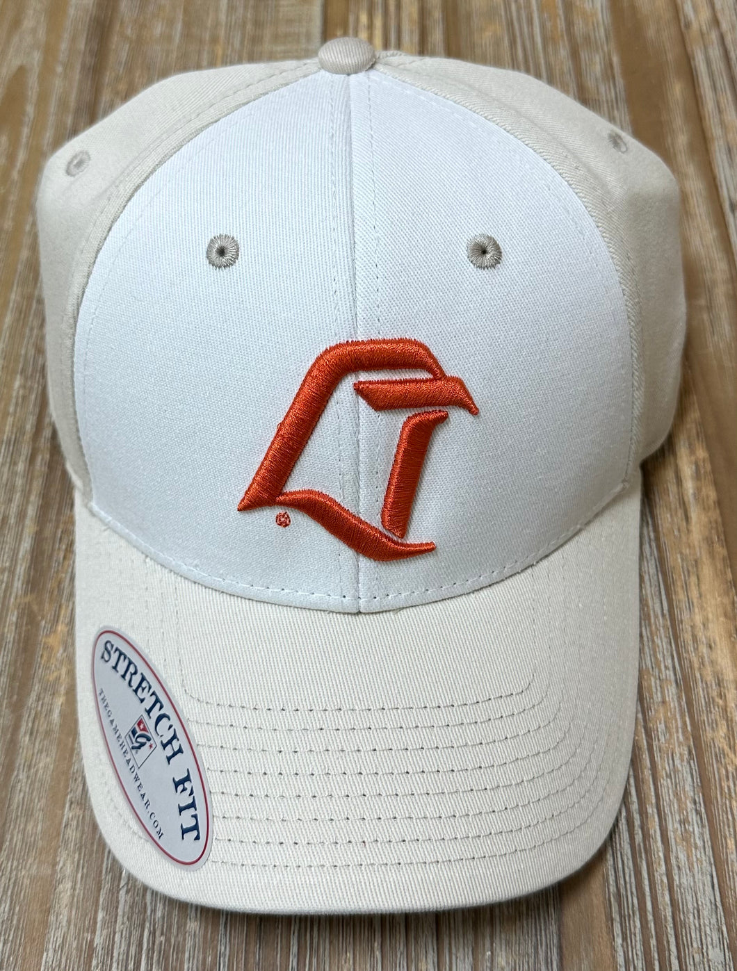 Game White and Stone G24 Stretch Fit Hat LT Logo