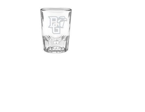 RFSJ 2 oz Heavy Bottom Shot Glass with Etched Peekaboo