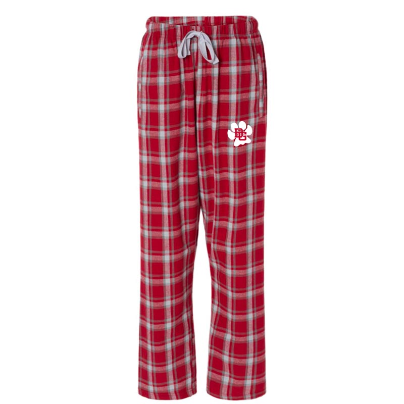 BG Bobcats Red Ladies Flannel Pant