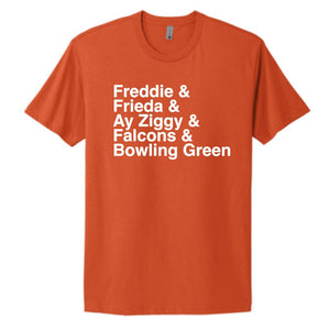 JU Orange Next Level BGSU Words SS Tee