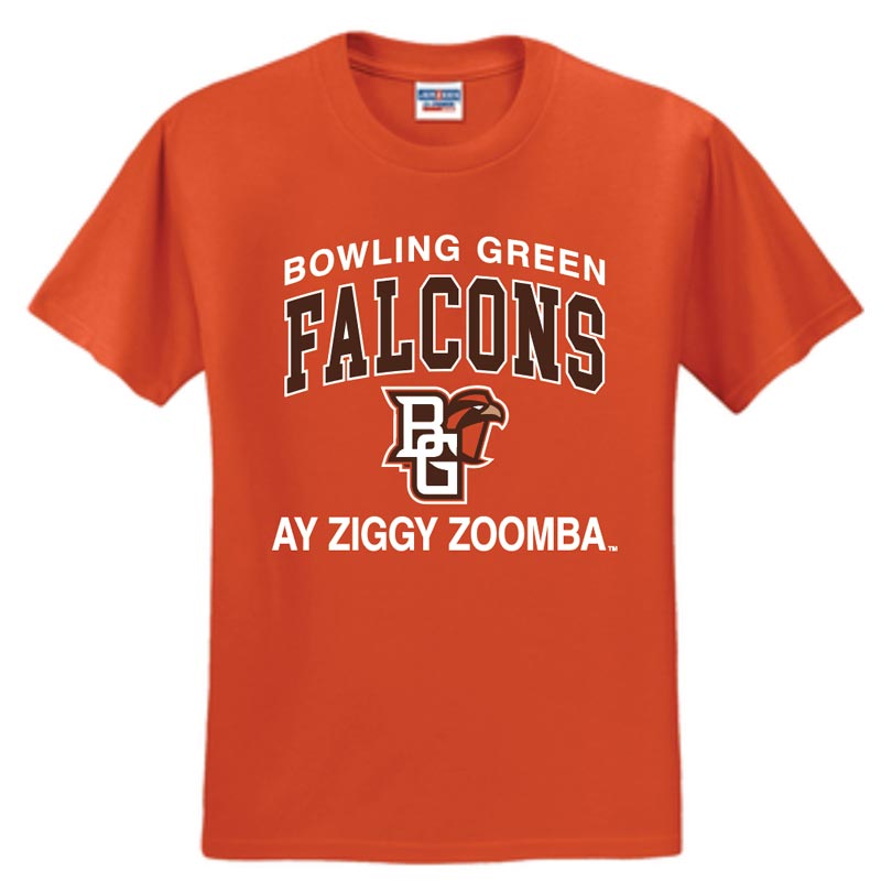 JU BG Falcons Ay Ziggy Orange SS Tee