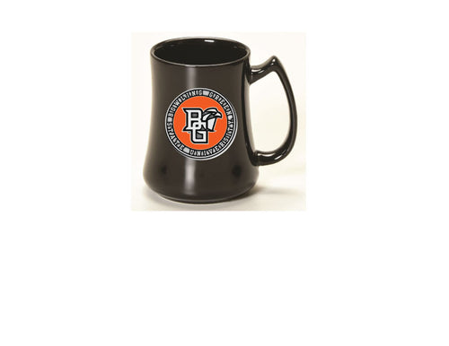 RFSJ 16oz Black University Mug with Pewter Emblem