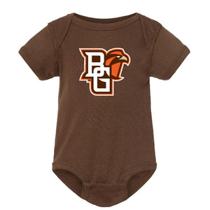 JU Brown Peekaboo Onesie