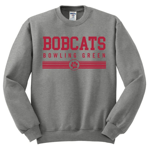 BG Bobcats Oxford Stripes Crew