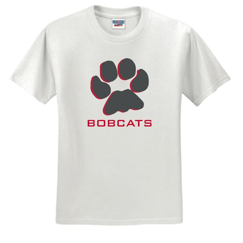 BG Bobcats White Shadow SS Tee