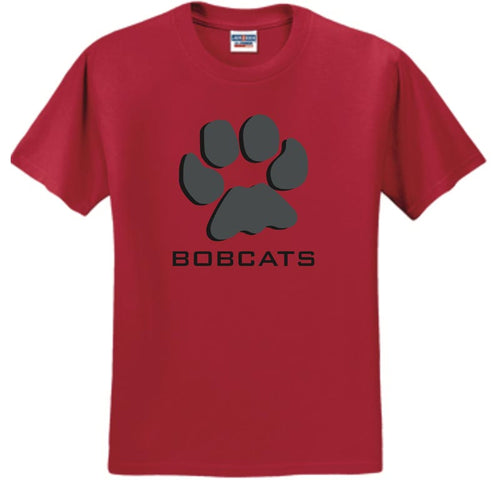 BG Bobcats Red Shadow SS Tee