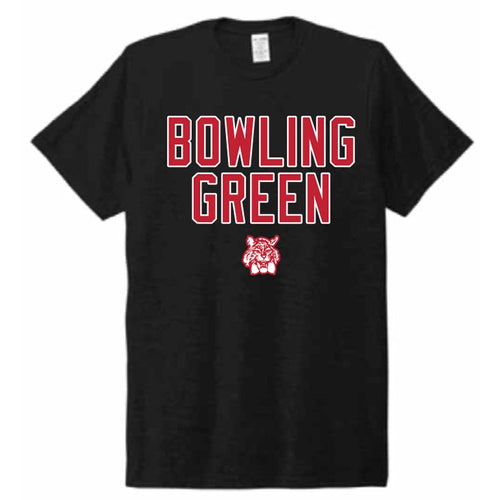 BG Bobcats Black BGHS Bobcat Tri-Blend SS Tee