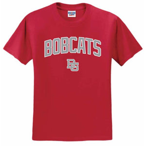 BG Bobcats Red Interlock SS Tee