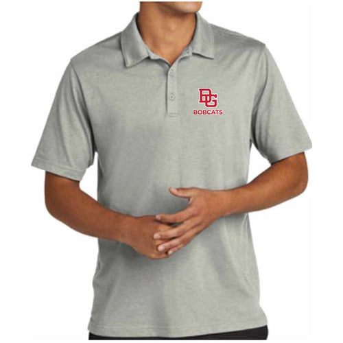 BG Bobcats Silver Sport-Tek Strive Polo