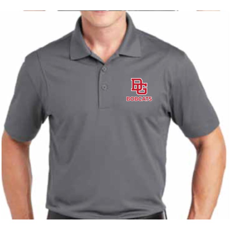 BG Bobcats Grey Sport-Tek Micropique Polo