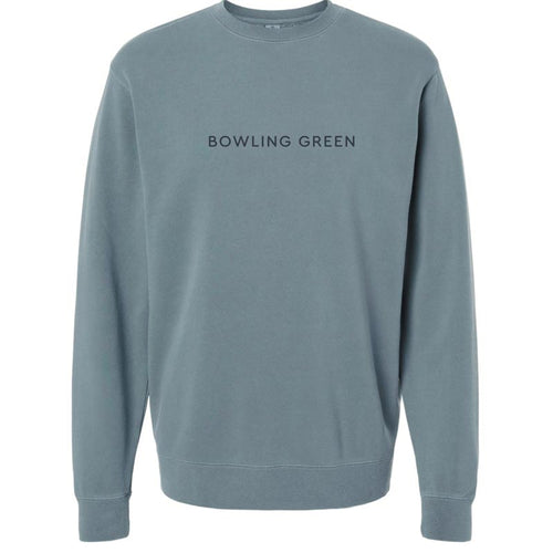 Pigment Dyed Slate Blue Bowling Green Crew EMB