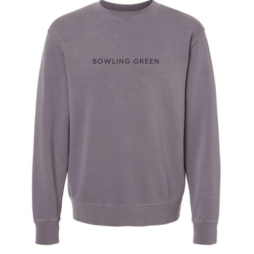 Pigment Dyed Plum Bowling Green Crew EMB