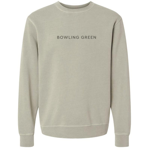 Pigment Dyed Cement Tonal Bowling Green Crew EMB