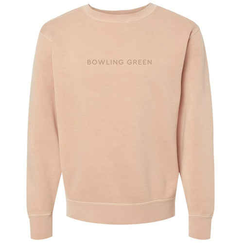 Pigment Dyed Dusty Pink Bowling Green Crew EMB