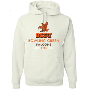 JU White Vintage Falcon Hood