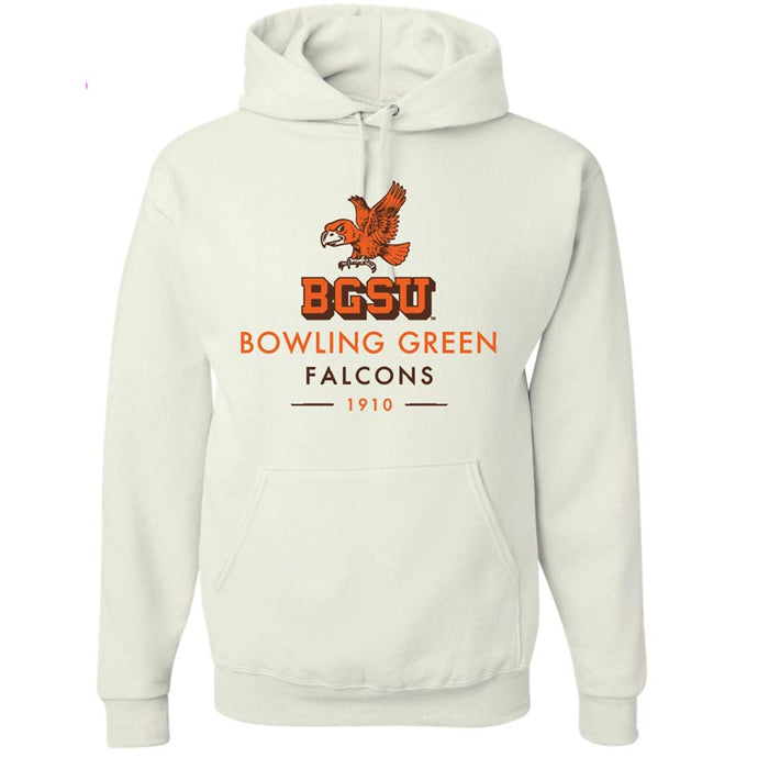 JU White Vintage Falcon Hood