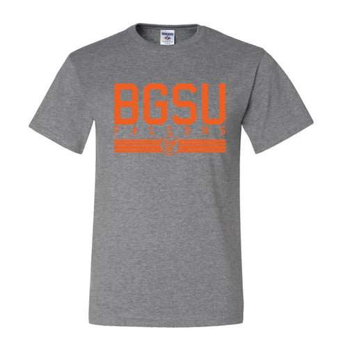 JU Oxford Stripes SS Tee Orange Ink