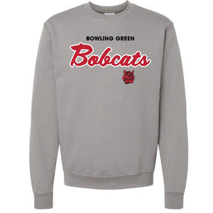 JU Champion Stone Grey BG Bobcats Script Crew