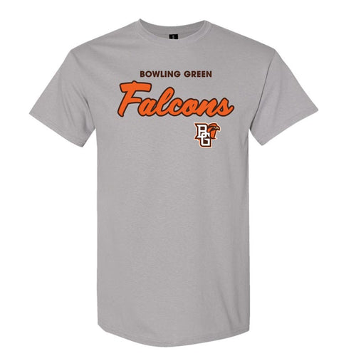 JU Gravel Falcons Script SS Tee