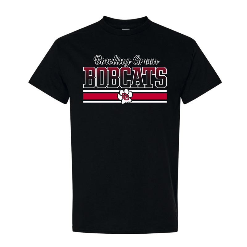 JU Black Script Bowling Green Bobcats SS Tee