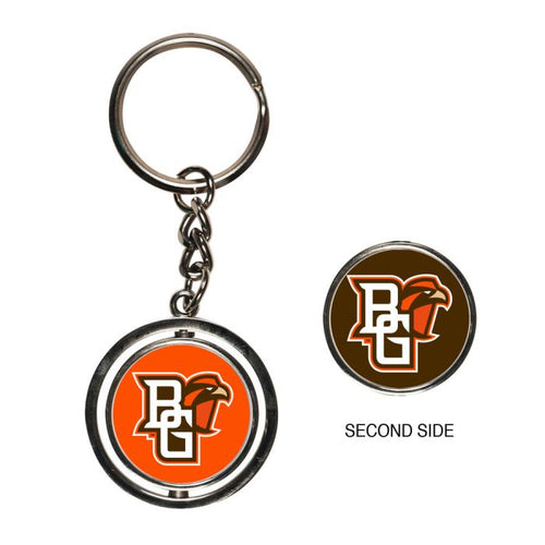 BGSU Spinner Key Ring