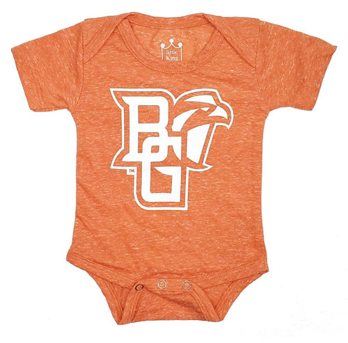 Little King Orange Knobby Onesie