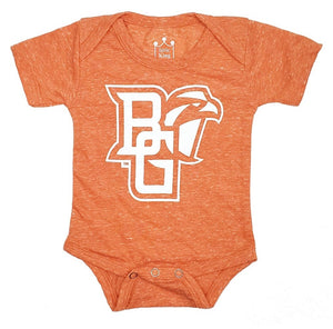 Little King Orange Knobby Onesie