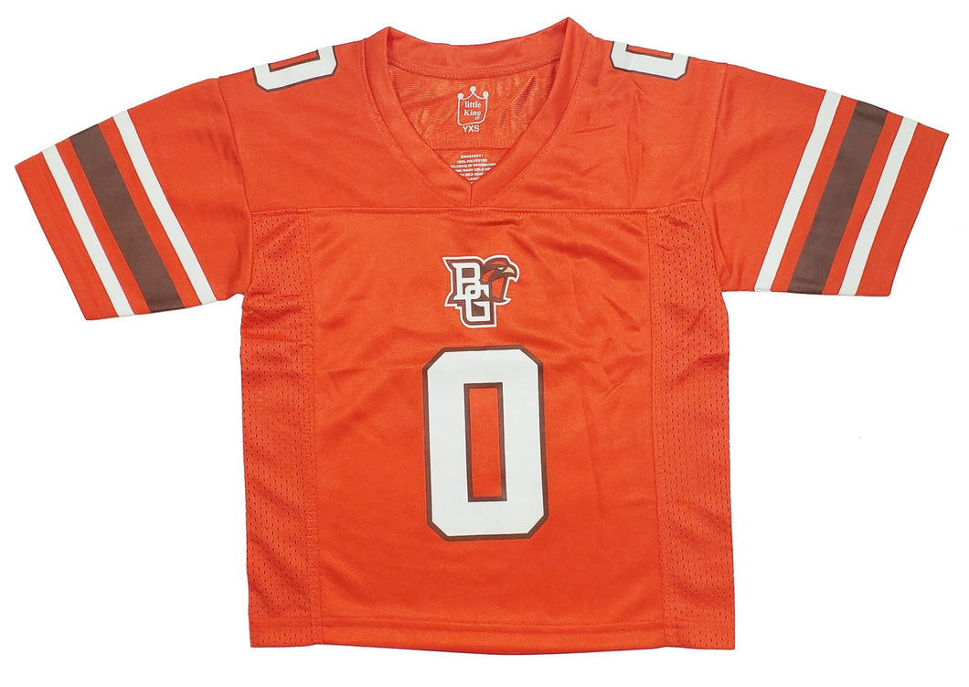 Little King Youth Orange Football Jersey #0