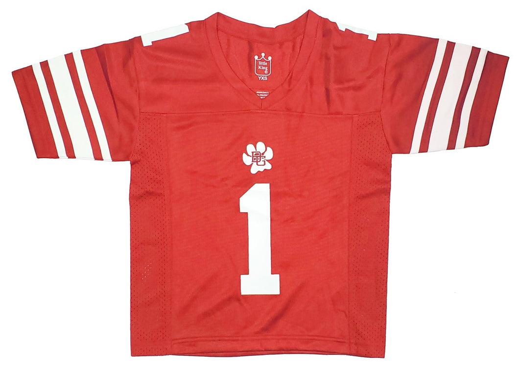 Little King Red Youth BG Bobcats Football Jersey