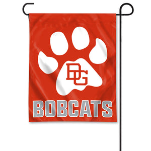 UBF Garden Flag BG Bobcats with Bobcat Paw