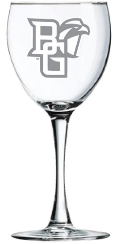 RFSJ 12oz Clear Stem Wine Glass with Frost Mark