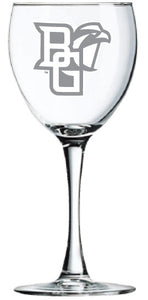 RFSJ 12oz Clear Stem Wine Glass with Frost Mark