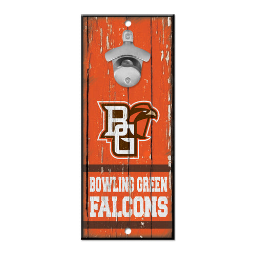 Wincraft BG Logo 5x12 Wood Sign Bottle Opener