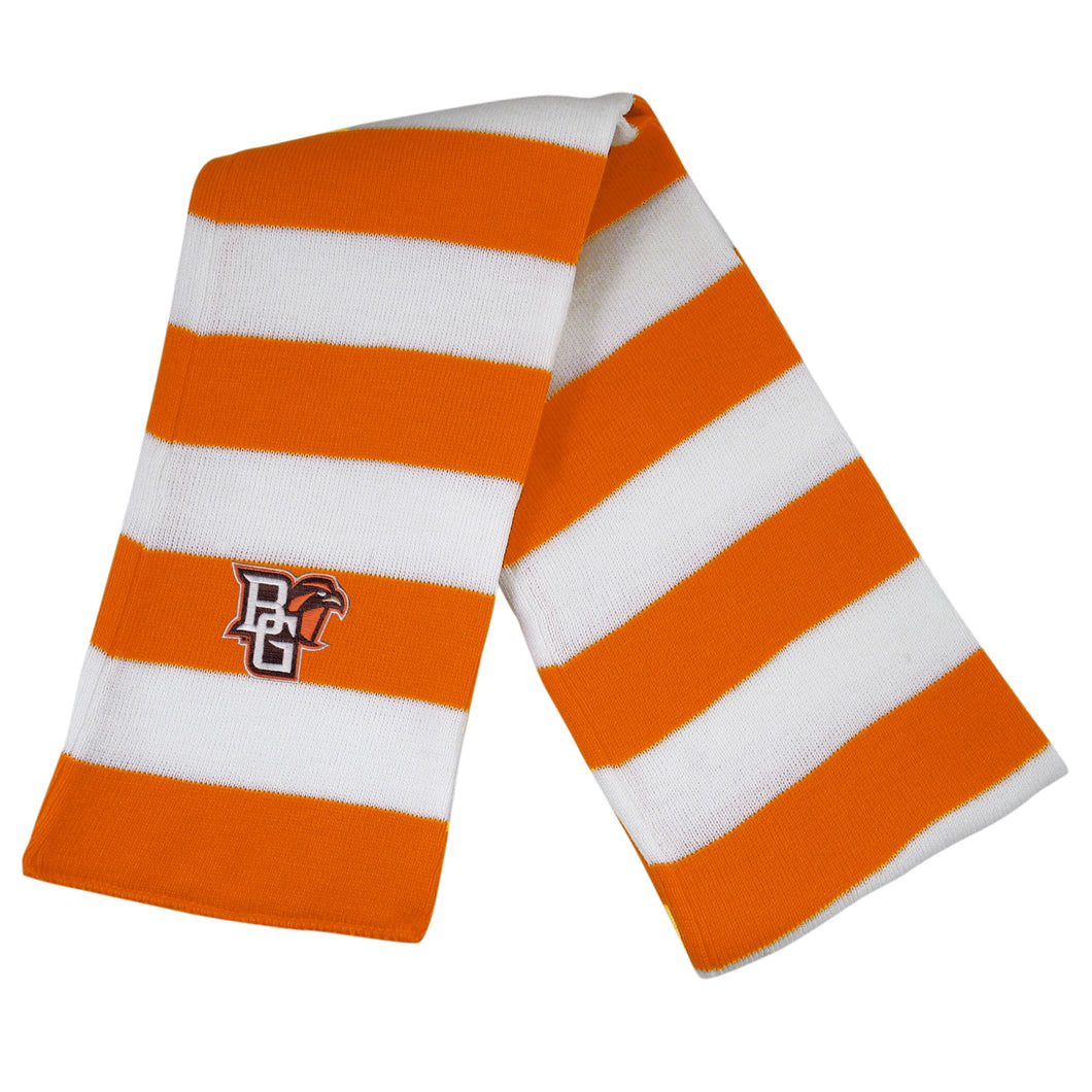 Logofit Niagara Rugby Striped Knit Scarf