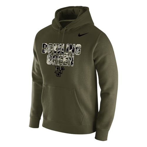 Nike Club Fleece Hood Olive