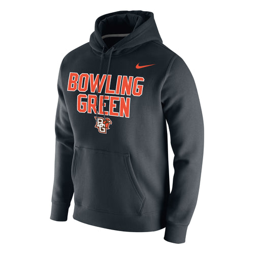 Nike Club Fleece Hood Bowling Green Black