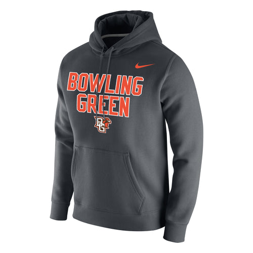 Nike Club Fleece Hood Bowling Green Anthracite