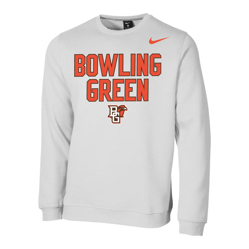 Nike Club Fleece Crew Bowling Green White