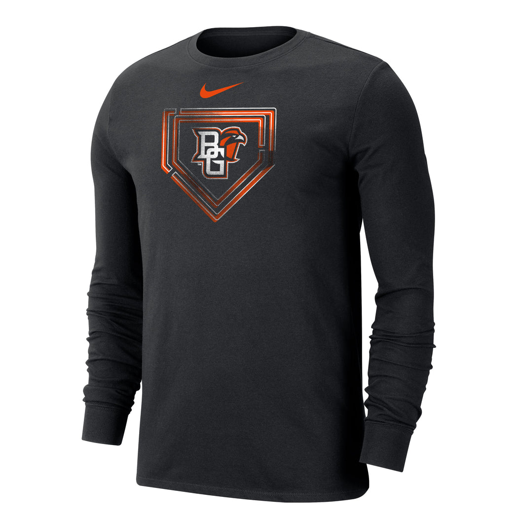 Nike Dri-Fit LS Tee Home Plate – Elite Collegiate Apparel