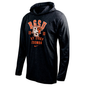 Nike Dri-Fit Cotton LS Hoodie Tee Black