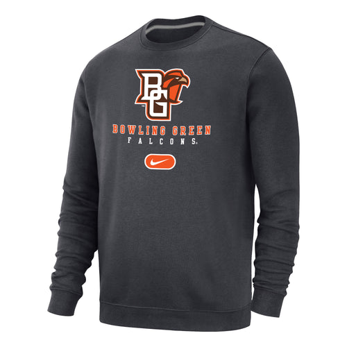 Nike Club Fleece Crew Bowling Green Falcons Anthracite