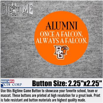 Once a Falcon Always a Falcon Alumni Button