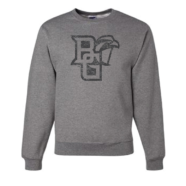 JU Distressed Peekaboo Crew with Black Ink
