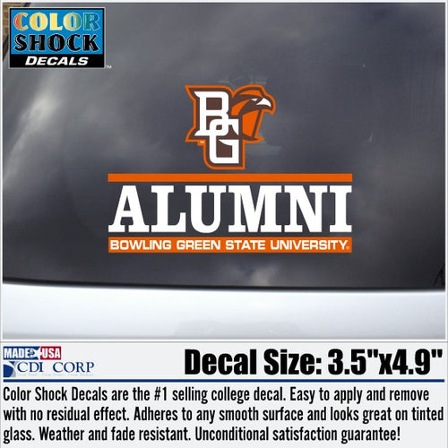 BG Falcon over Alumni Decal